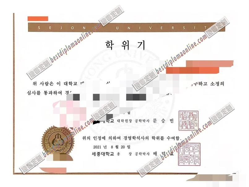 韩国世宗大学文凭补办：完整指南与注意事项